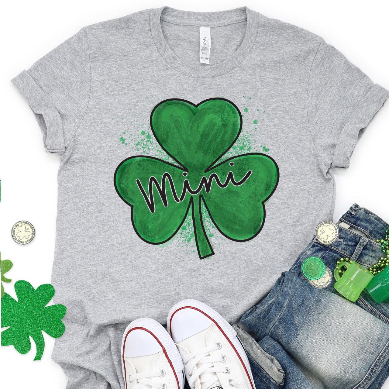 St. Patrick's Day Mama + Mini DTF Transfer for T-shirts - Nashville Design House