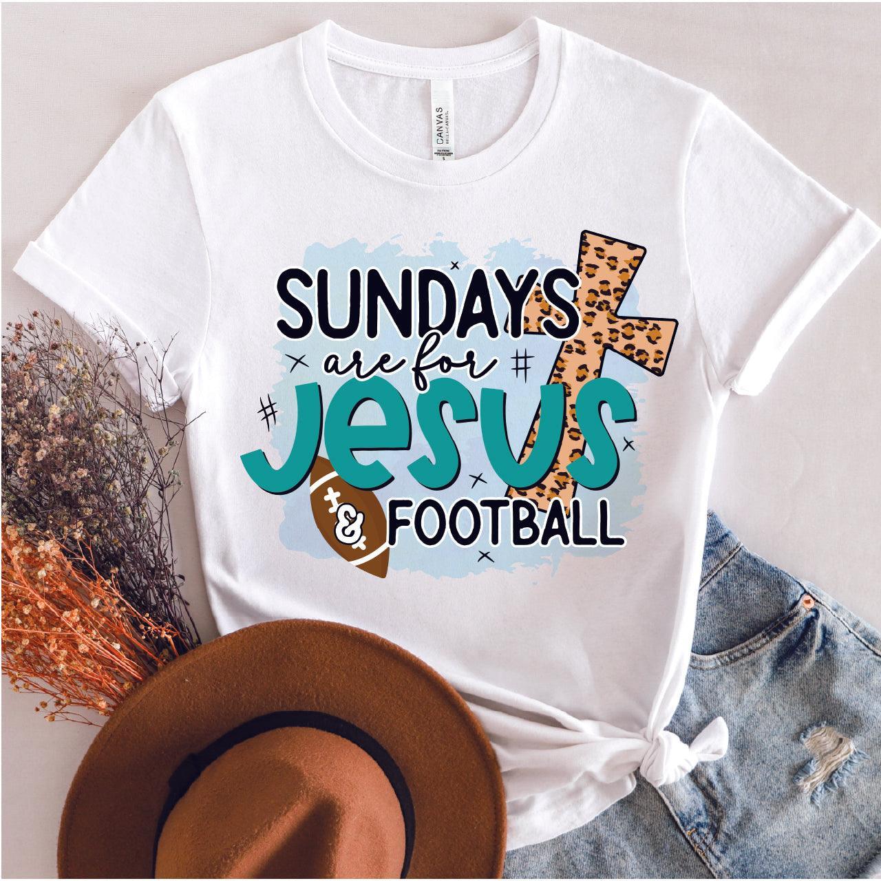 Sundays Are For Jesus & Football DTF Transfer - Nashville Design House