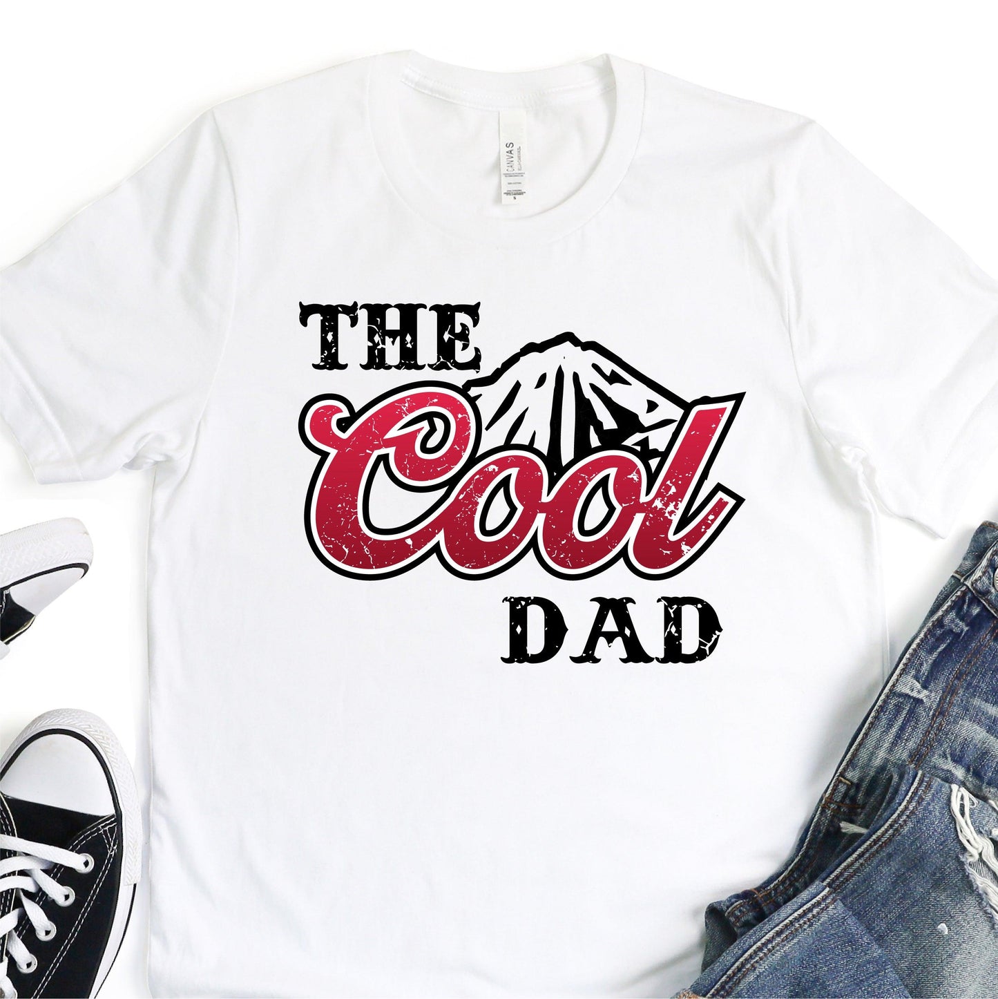 The Cool Dad - Funny Beer - Father's Day DTF Transfer - T-shirt Transfer For Dad - Nashville Design House