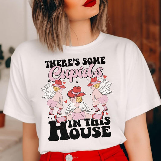 There's Some Cupids In This House DTF Transfer Print, T-Shirt Transfer - Nashville Design House