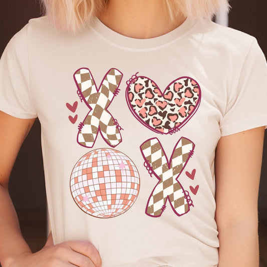 Valentine XOXO DTF Transfer Print, T-Shirt Transfer - Nashville Design House