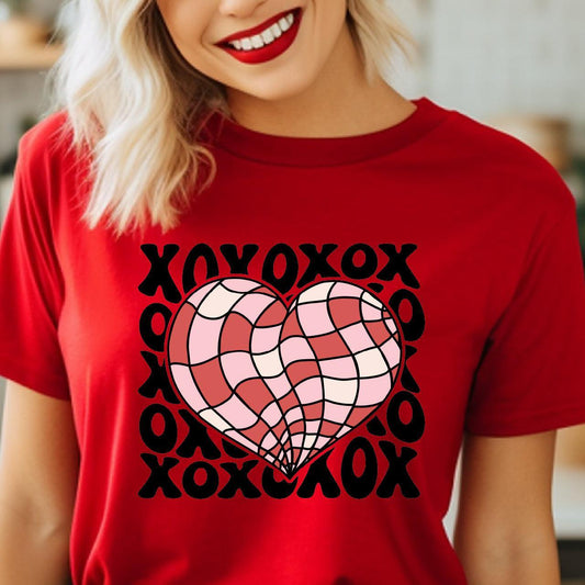 XoXo Heart DTF Transfer Print, T-Shirt Transfer - Nashville Design House