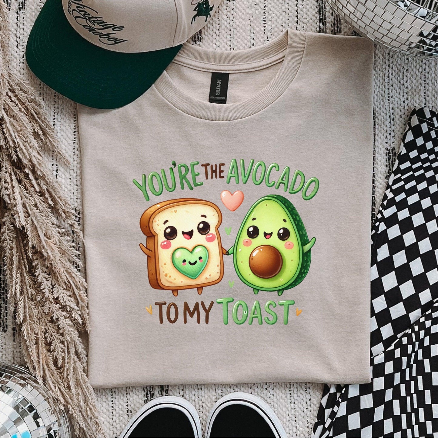 You’re The Avocado To My Toast Valentine's DTF Transfer - Nashville Design House