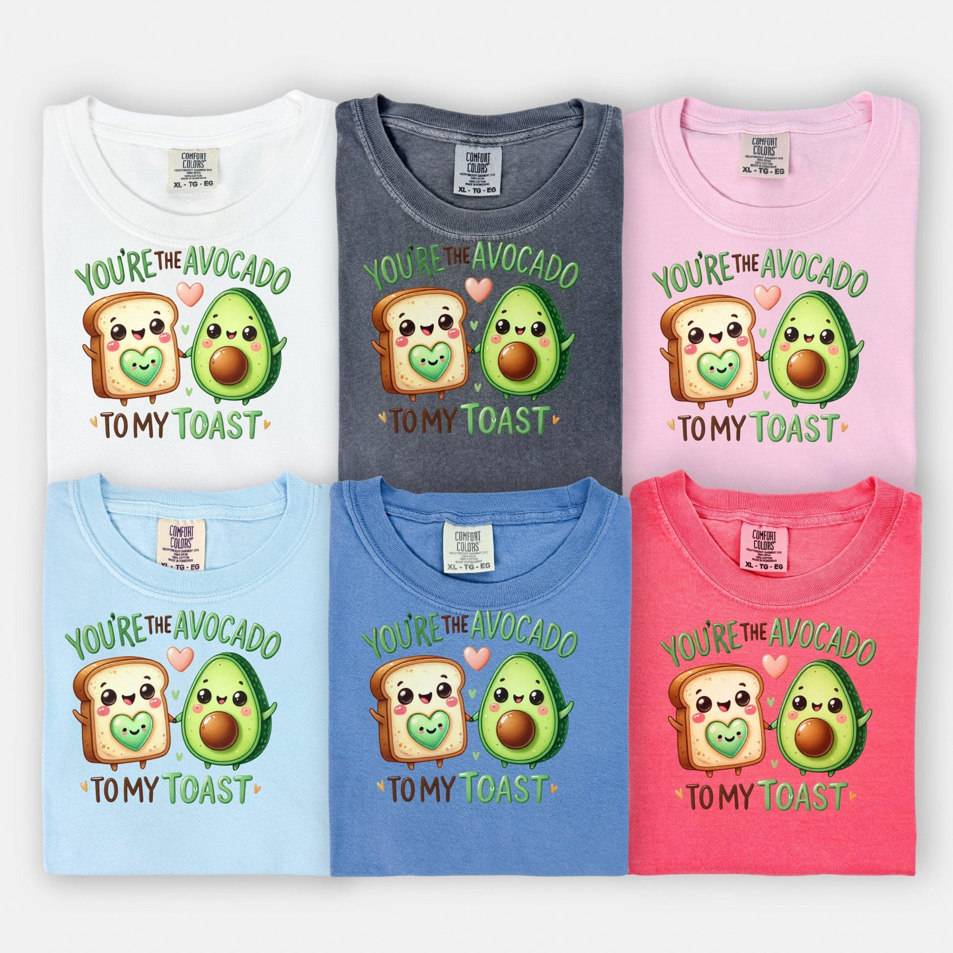 You’re The Avocado To My Toast Valentine's DTF Transfer - Nashville Design House