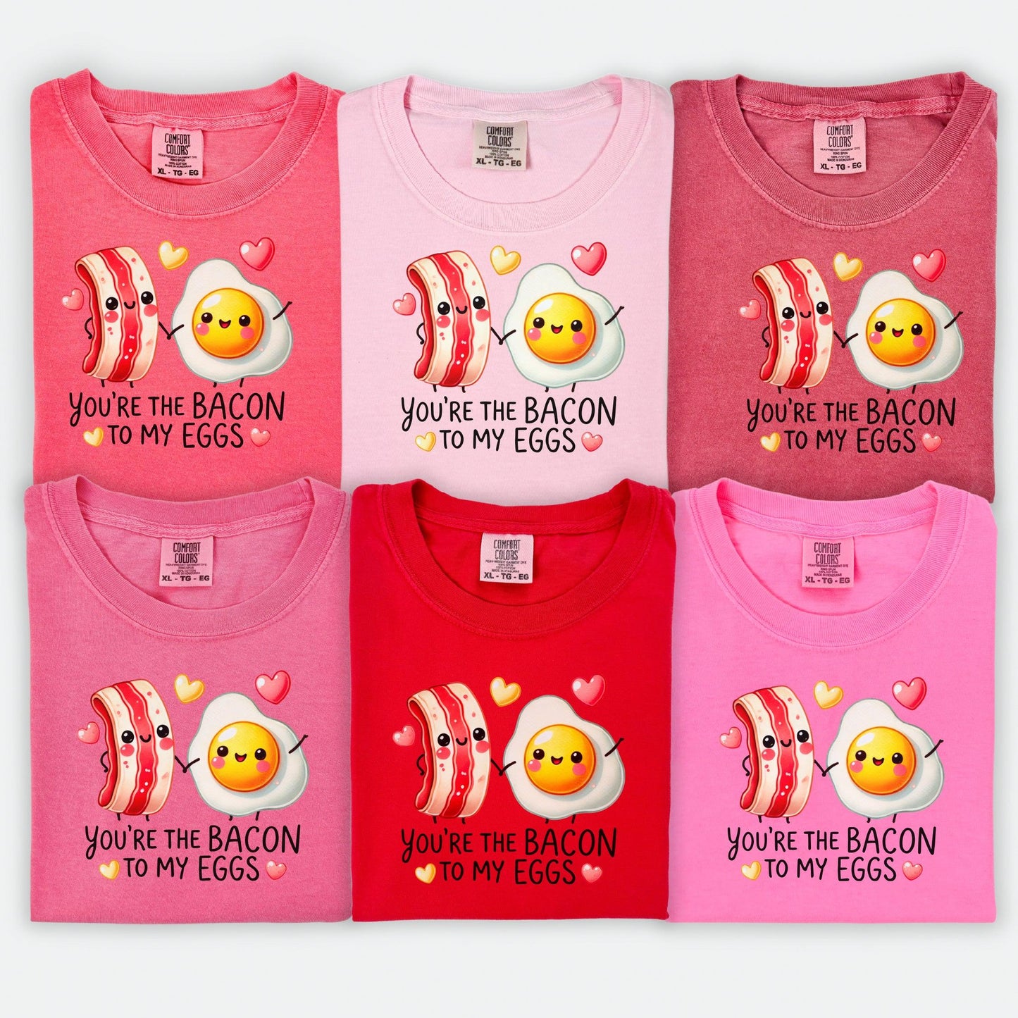 You're The Bacon To My Eggs Valentine's DTF Transfer - Nashville Design House