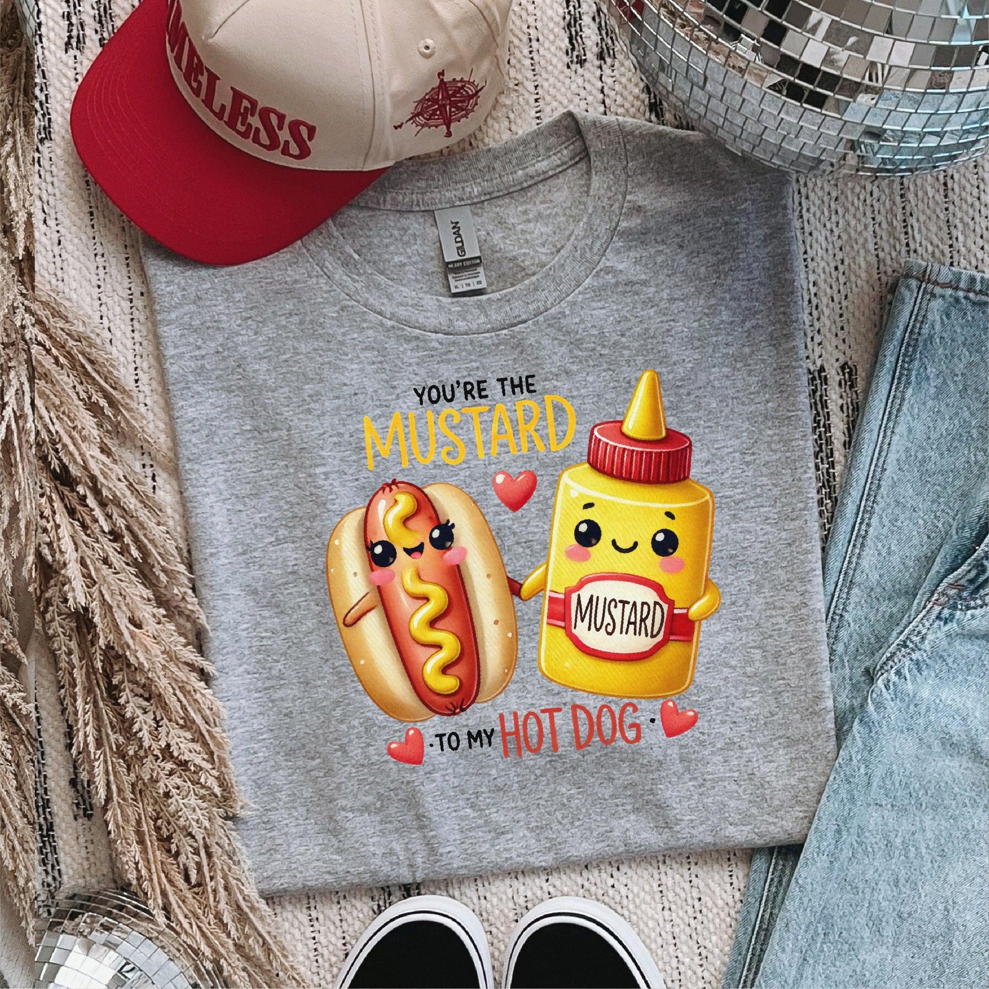 You’re the Mustard to My Hot Dog Valentine's DTF Transfer - Nashville Design House