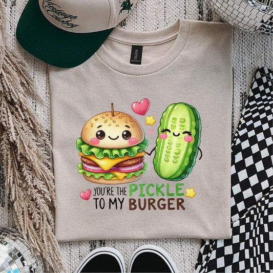 You’re the Pickle to My Burger Valentine's DTF Transfe - Nashville Design House