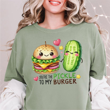 You’re the Pickle to My Burger Valentine's DTF Transfe - Nashville Design House