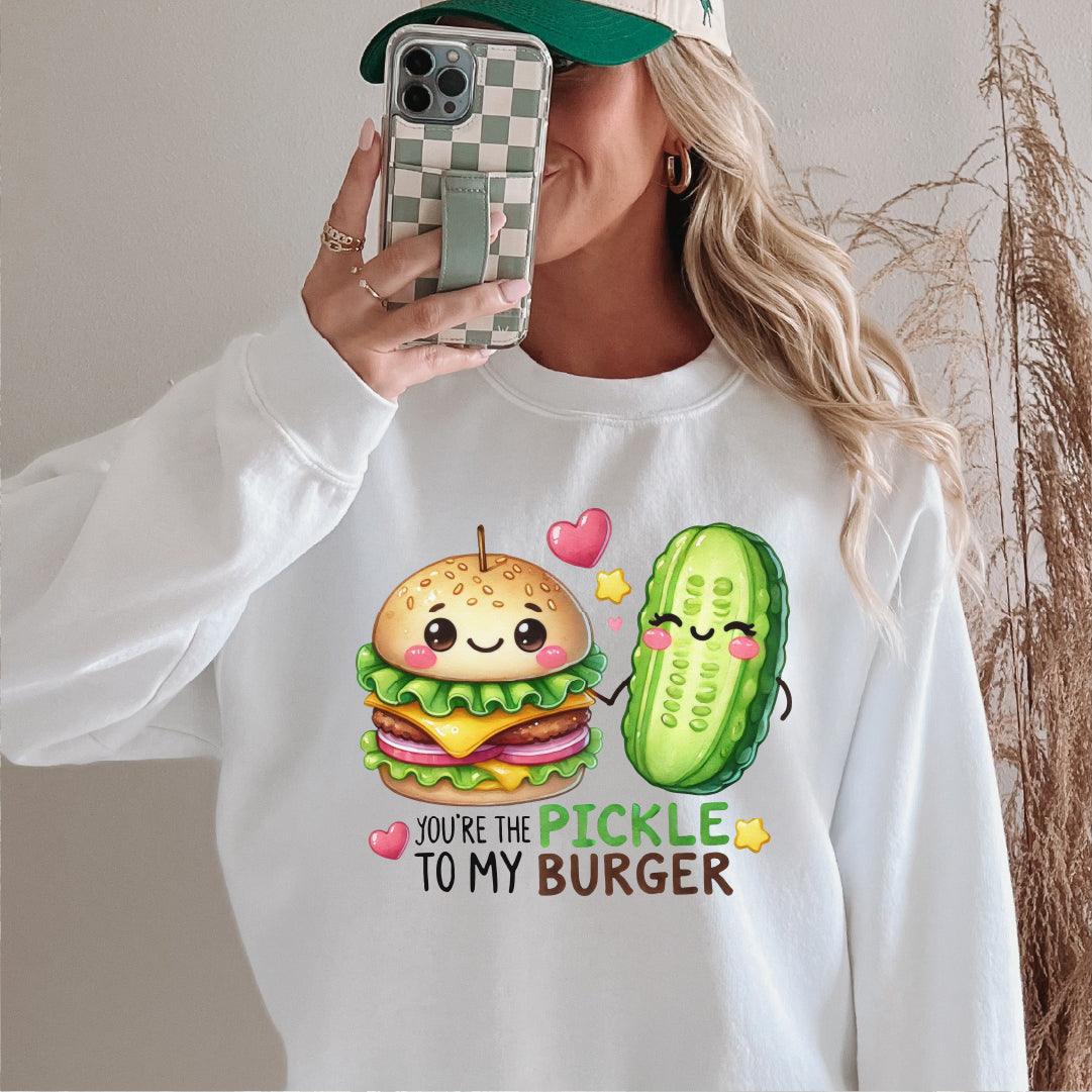 You’re the Pickle to My Burger Valentine's DTF Transfe - Nashville Design House